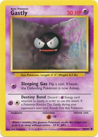 Gastly (50/102) [Base Set Unlimited] | Gear Gaming Bentonville