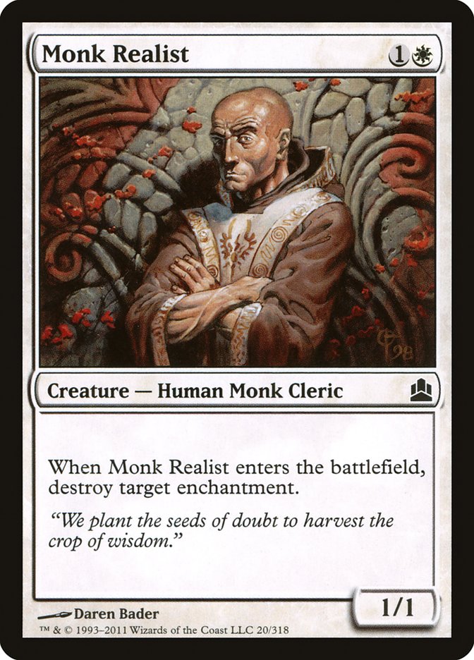 Monk Realist [Commander 2011] | Gear Gaming Bentonville
