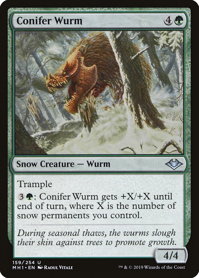 Conifer Wurm [Modern Horizons] | Gear Gaming Bentonville