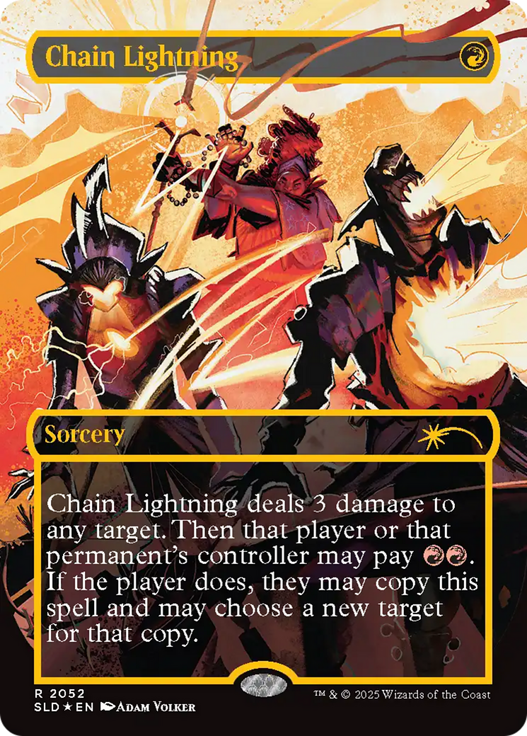 Chain Lightning (2047) (Raised Foil) [Secret Lair Drop Series] | Gear Gaming Bentonville