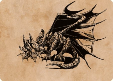 Ancient Copper Dragon Art Card (52) [Commander Legends: Battle for Baldur's Gate Art Series] | Gear Gaming Bentonville