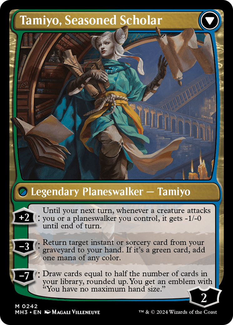 Tamiyo, Inquisitive Student // Tamiyo, Seasoned Scholar [Modern Horizons 3] | Gear Gaming Bentonville