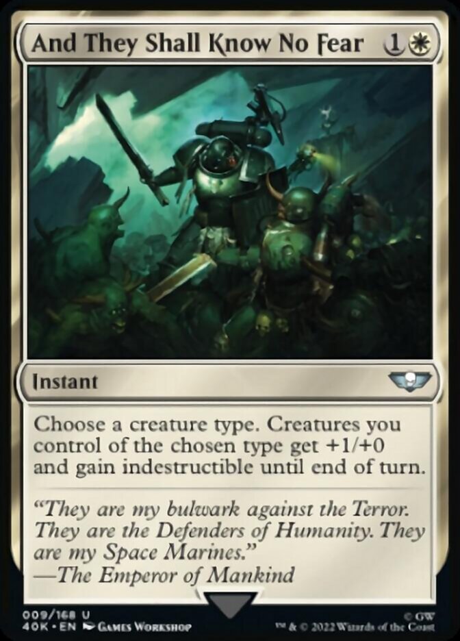 And They Shall Know No Fear (Surge Foil) [Warhammer 40,000] | Gear Gaming Bentonville