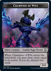 Champion of Wits // Illusion Double-Sided Token [Dungeons & Dragons: Adventures in the Forgotten Realms Commander Tokens] | Gear Gaming Bentonville