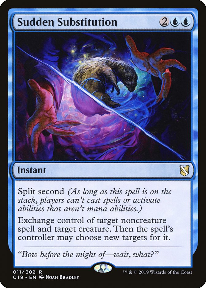 Sudden Substitution [Commander 2019] | Gear Gaming Bentonville