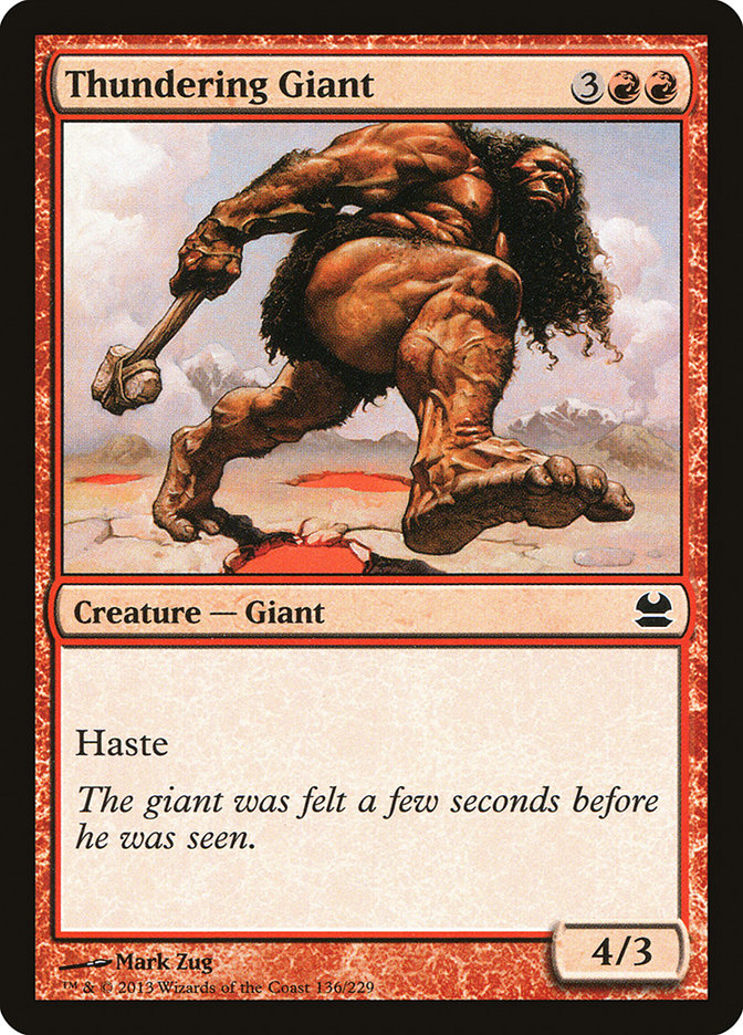 Thundering Giant [Modern Masters] | Gear Gaming Bentonville