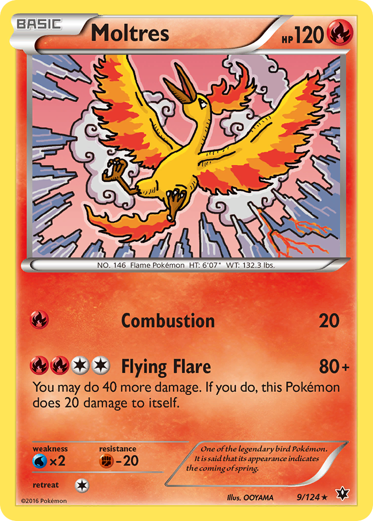 Moltres (9/124) [XY: Fates Collide] | Gear Gaming Bentonville