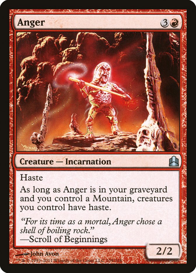 Anger [Commander 2011] | Gear Gaming Bentonville