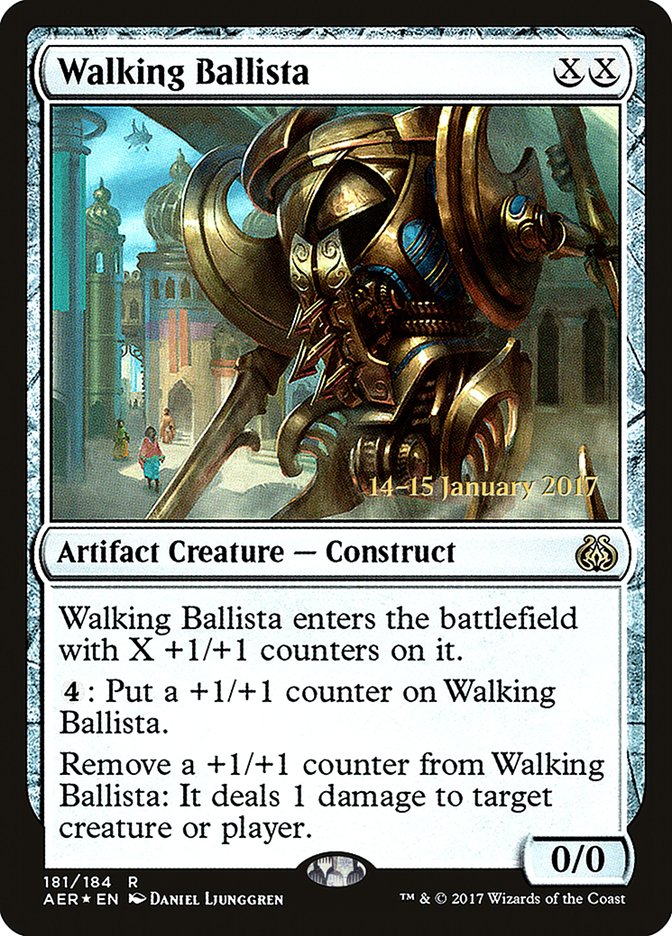 Walking Ballista [Aether Revolt Prerelease Promos] | Gear Gaming Bentonville