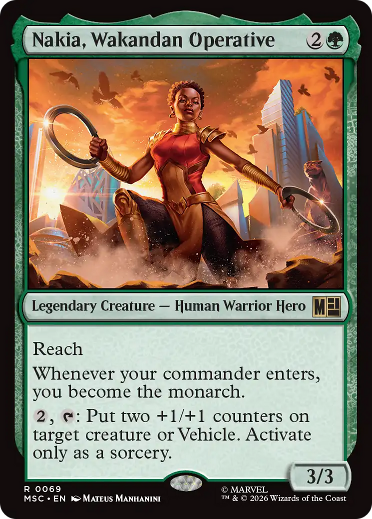 Nakia, Wakandan Operative (Surge Foil) [Marvel Super Heroes Commander] | Gear Gaming Bentonville