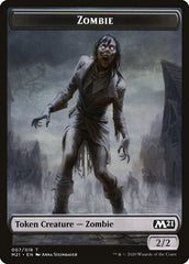 Cat (011) // Zombie Double-Sided Token [Core Set 2021 Tokens] | Gear Gaming Bentonville