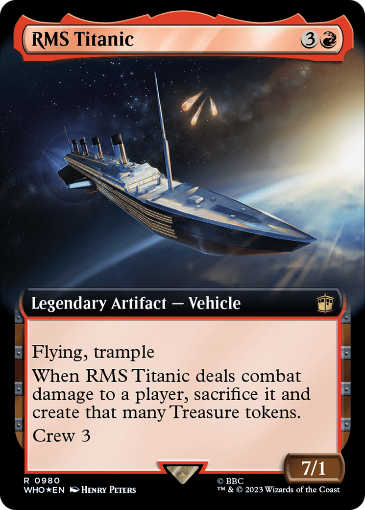 RMS Titanic (Extended Art) (Surge Foil) [Doctor Who] | Gear Gaming Bentonville