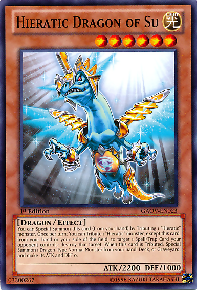 Hieratic Dragon of Su [GAOV-EN023] Common | Gear Gaming Bentonville