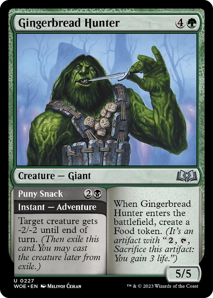 Gingerbread Hunter // Puny Snack [Wilds of Eldraine] | Gear Gaming Bentonville