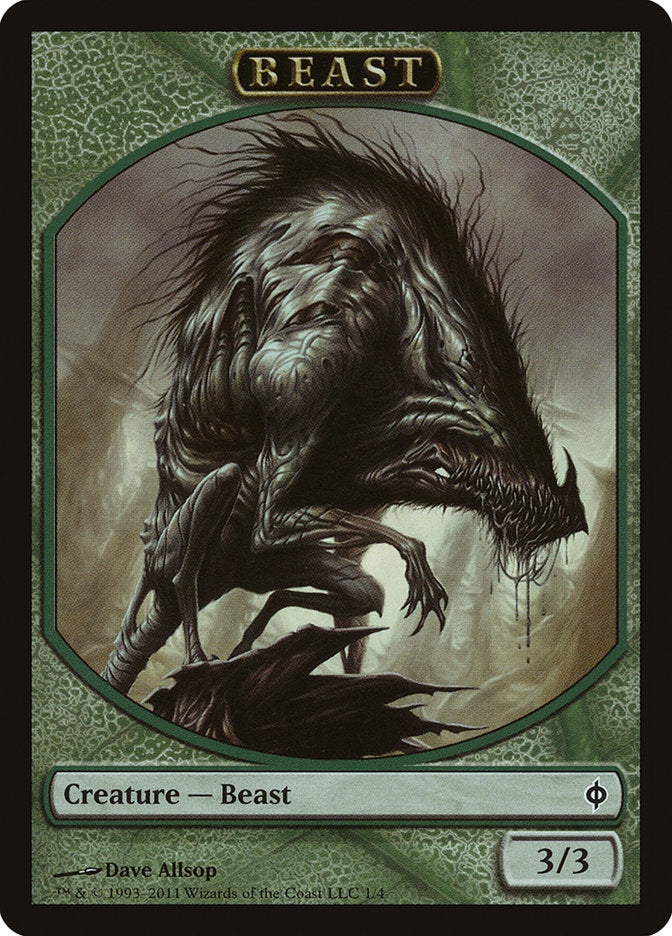 Beast Token [New Phyrexia Tokens] | Gear Gaming Bentonville