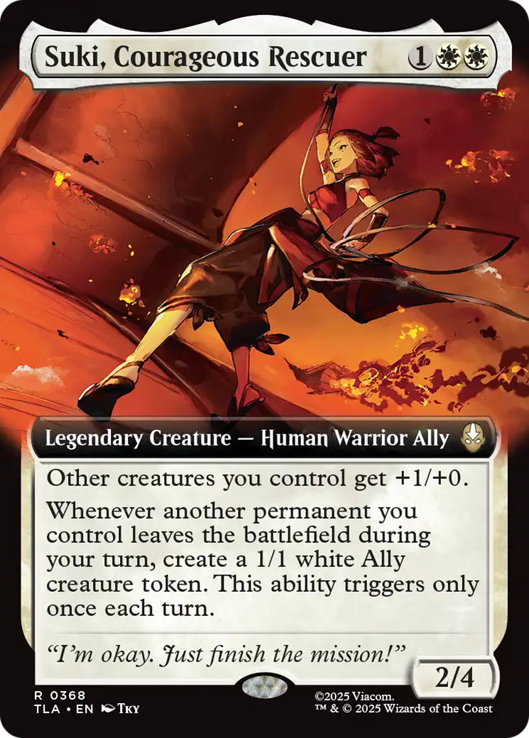 Suki, Courageous Rescuer (Extended Art) [Avatar: The Last Airbender] | Gear Gaming Bentonville
