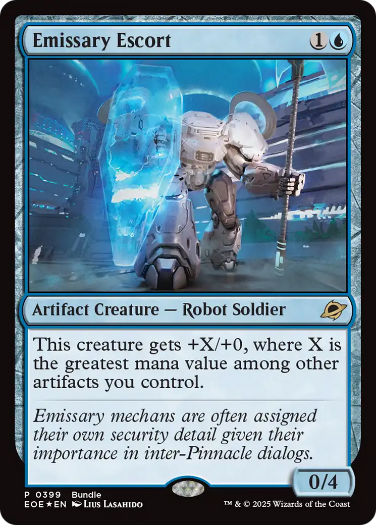 Emissary Escort [Edge of Eternities Prerelease Promos] | Gear Gaming Bentonville