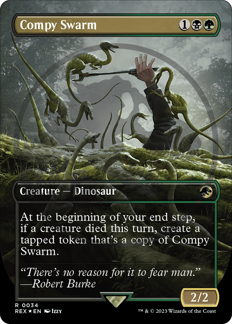 Compy Swarm (Emblem) (Borderless) [Jurassic World Collection Tokens] | Gear Gaming Bentonville