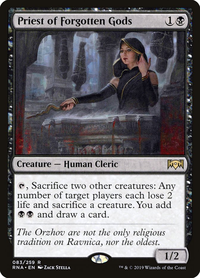 Priest of Forgotten Gods [Ravnica Allegiance] | Gear Gaming Bentonville