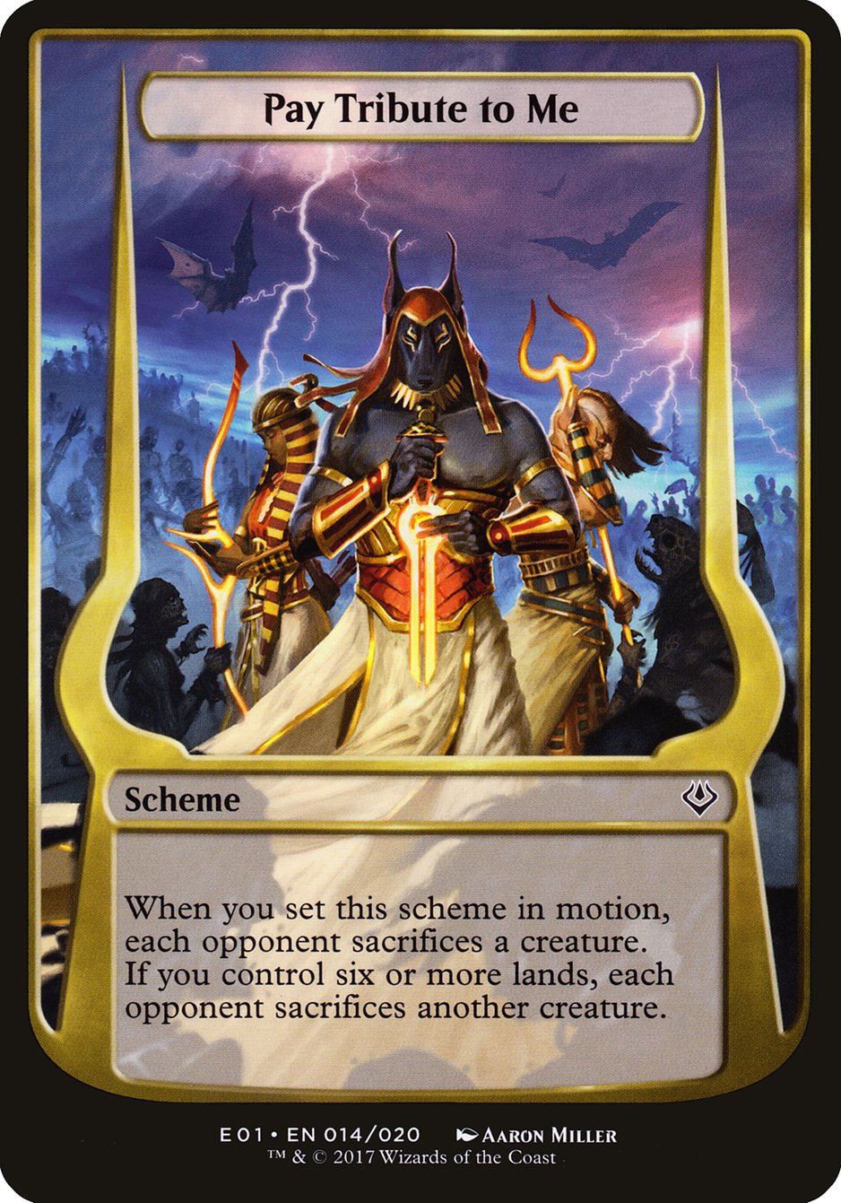 Pay Tribute to Me (Schemes) [Archenemy: Nicol Bolas Schemes] | Gear Gaming Bentonville