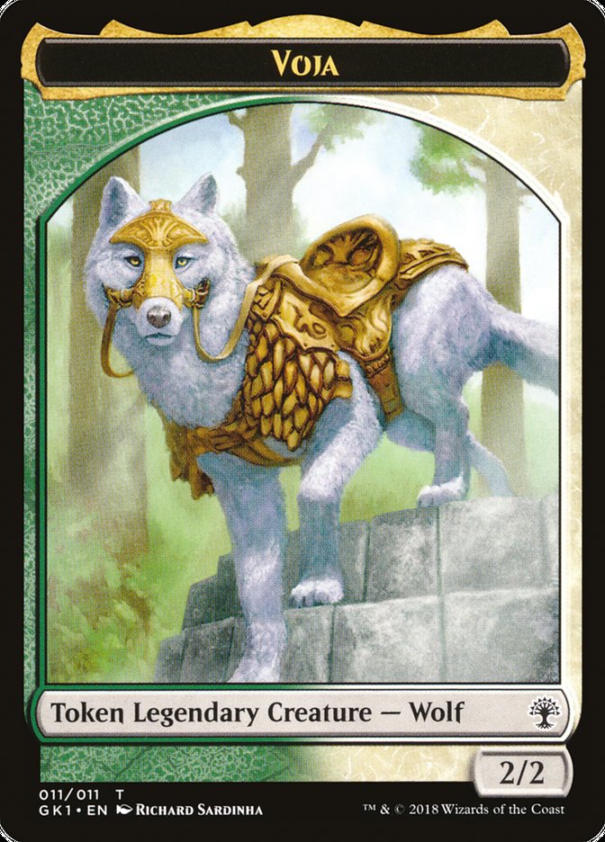 Voja // Saproling Double-Sided Token [Guilds of Ravnica Guild Kit Tokens] | Gear Gaming Bentonville