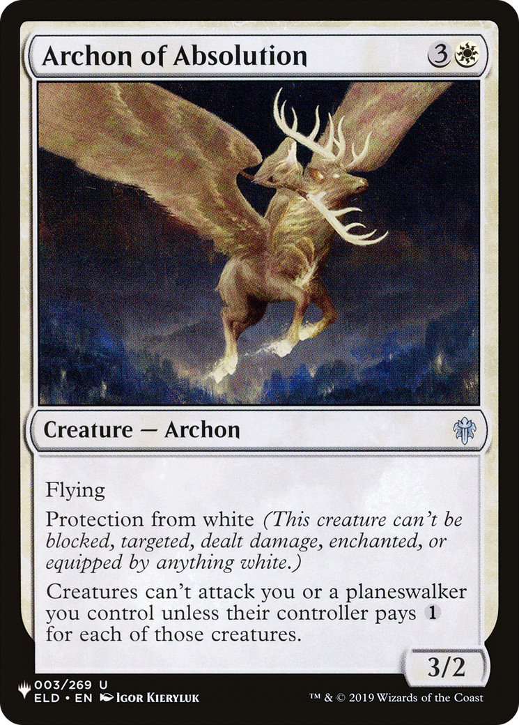 Archon of Absolution [The List Reprints] | Gear Gaming Bentonville