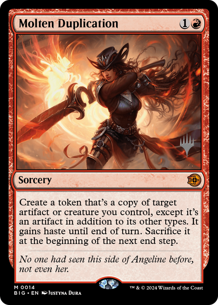 Molten Duplication [Outlaws of Thunder Junction: The Big Score Promos] | Gear Gaming Bentonville