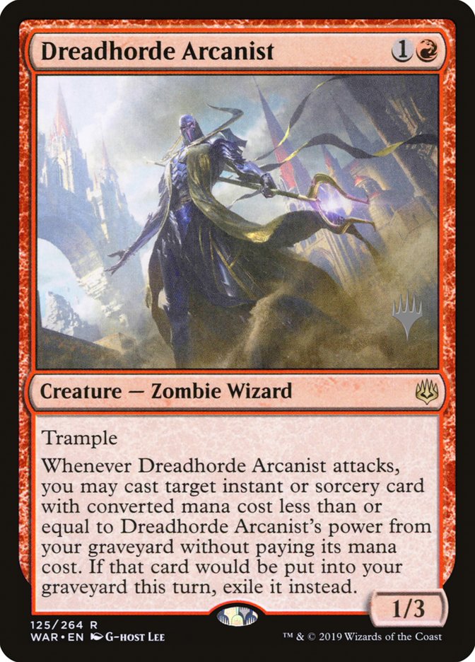 Dreadhorde Arcanist (Promo Pack) [War of the Spark Promos] | Gear Gaming Bentonville
