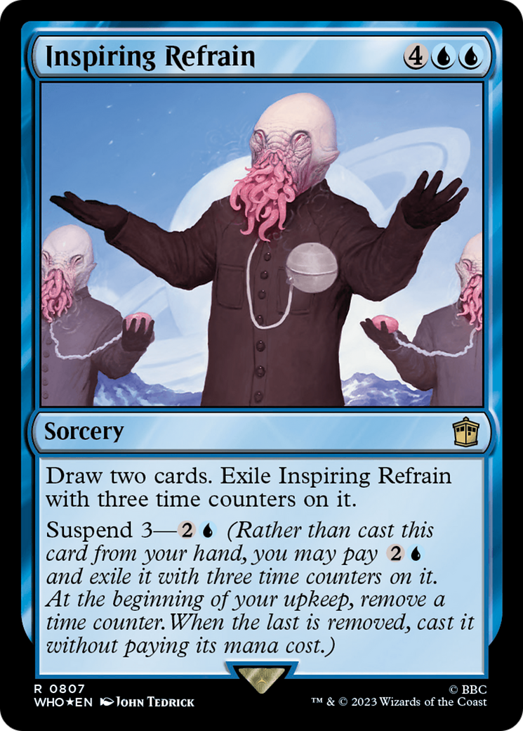 Inspiring Refrain (Surge Foil) [Doctor Who] | Gear Gaming Bentonville