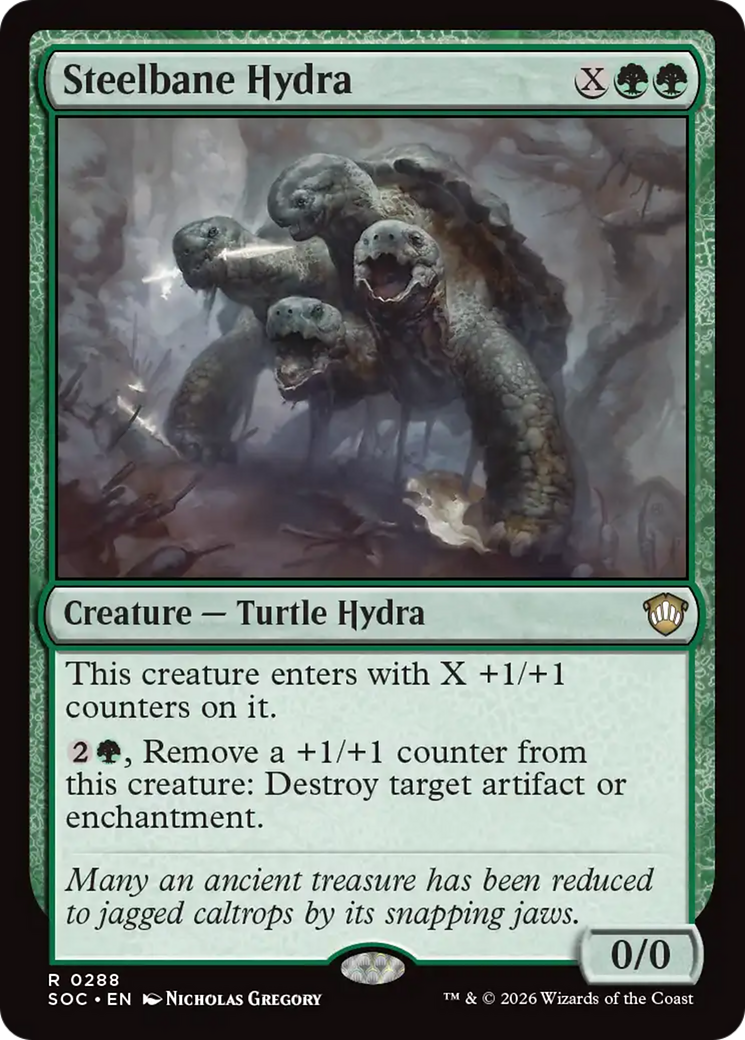 Steelbane Hydra [Secrets of Strixhaven Commander] | Gear Gaming Bentonville