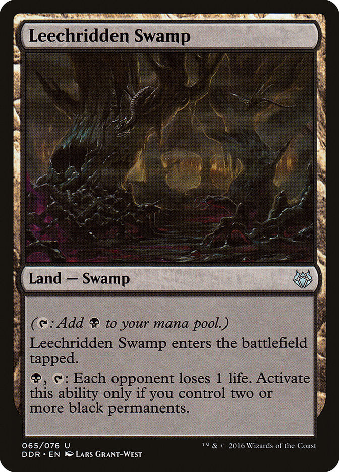 Leechridden Swamp [Duel Decks: Nissa vs. Ob Nixilis] | Gear Gaming Bentonville