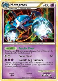 Metagross (4/95) (Cracked Ice Holo) (Theme Deck Exclusive) [HeartGold & SoulSilver: Unleashed] | Gear Gaming Bentonville