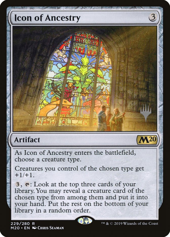 Icon of Ancestry (Promo Pack) [Core Set 2020 Promos] | Gear Gaming Bentonville