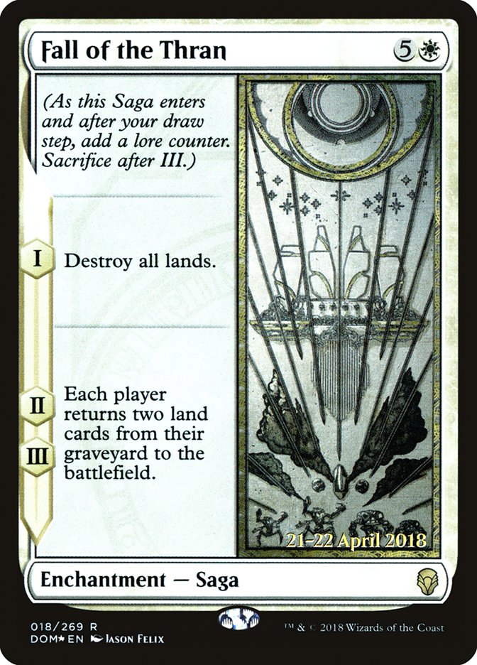 Fall of the Thran [Dominaria Prerelease Promos] | Gear Gaming Bentonville