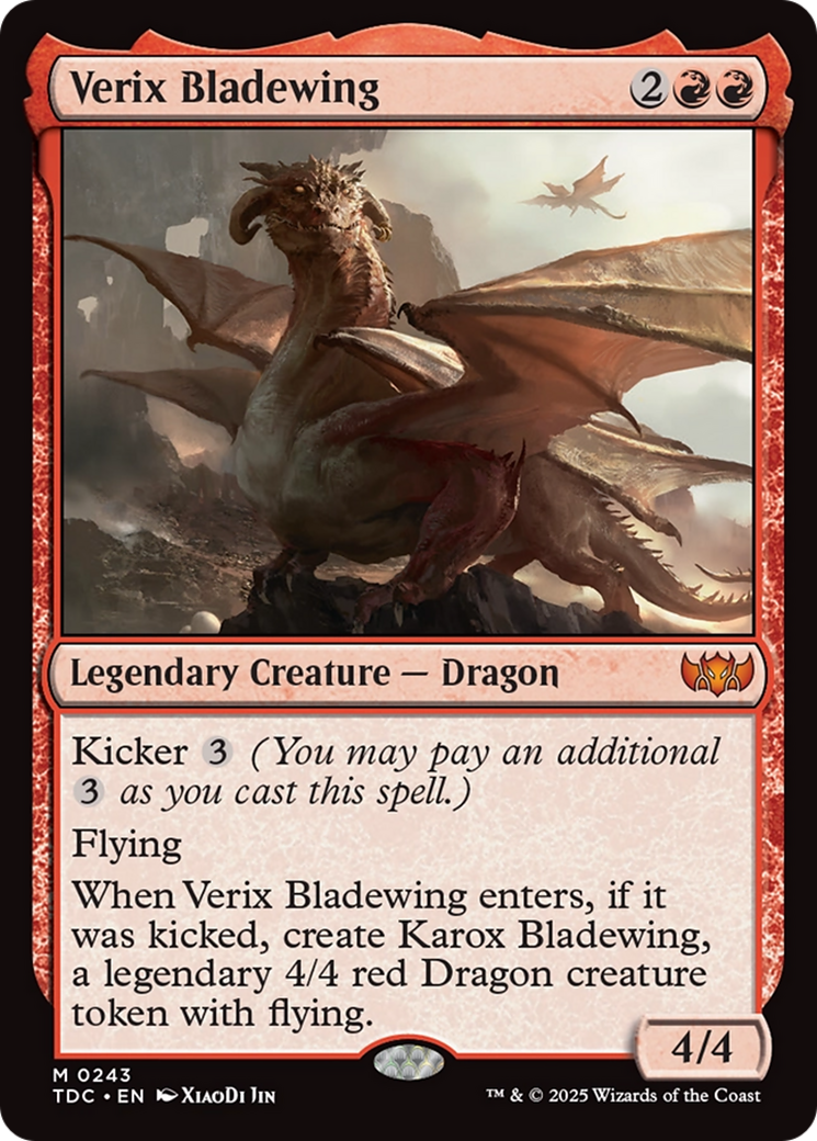 Verix Bladewing [Tarkir: Dragonstorm Commander] | Gear Gaming Bentonville