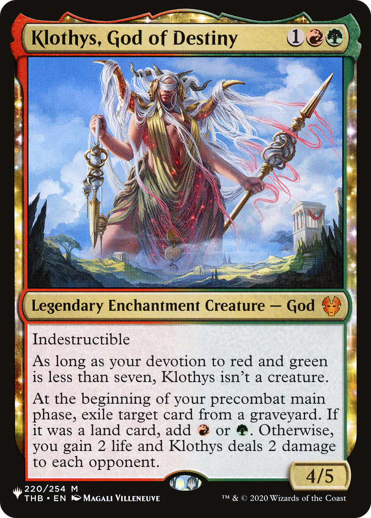 Klothys, God of Destiny [The List Reprints] | Gear Gaming Bentonville