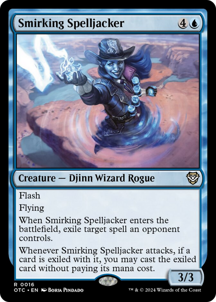 Smirking Spelljacker [Outlaws of Thunder Junction Commander] | Gear Gaming Bentonville