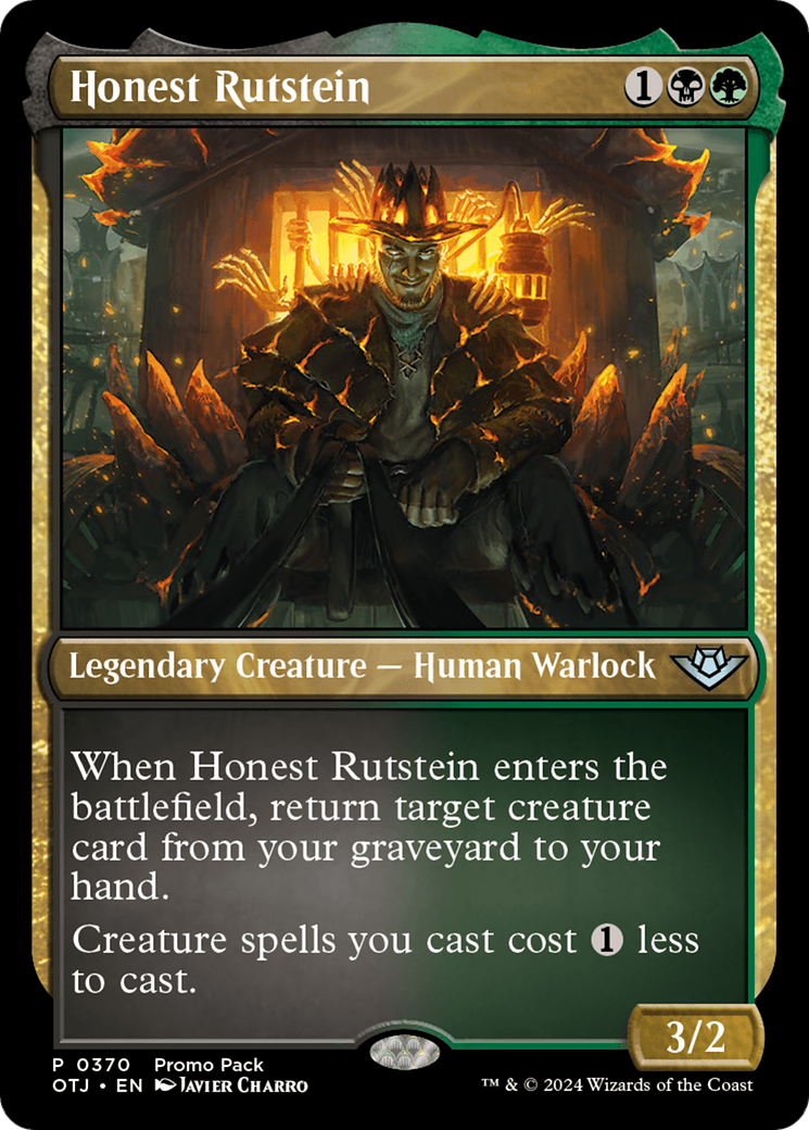 Honest Rutstein (Promo Pack) [Outlaws of Thunder Junction Promos] | Gear Gaming Bentonville