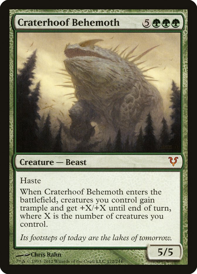Craterhoof Behemoth [Avacyn Restored] | Gear Gaming Bentonville