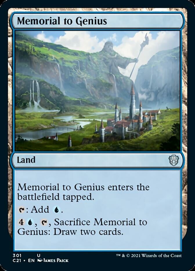 Memorial to Genius [Commander 2021] | Gear Gaming Bentonville