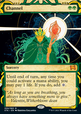 Channel (Foil Etched) [Strixhaven: School of Mages Mystical Archive] | Gear Gaming Bentonville