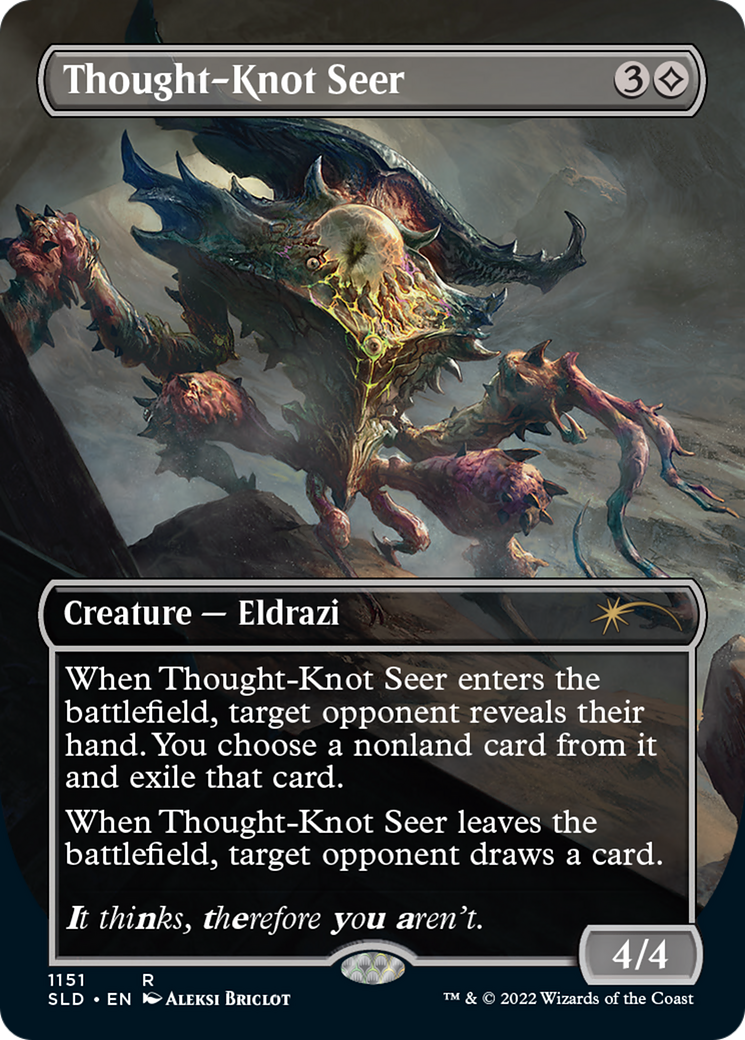 Thought-Knot Seer (1151) (Borderless) [Secret Lair Drop Series] | Gear Gaming Bentonville