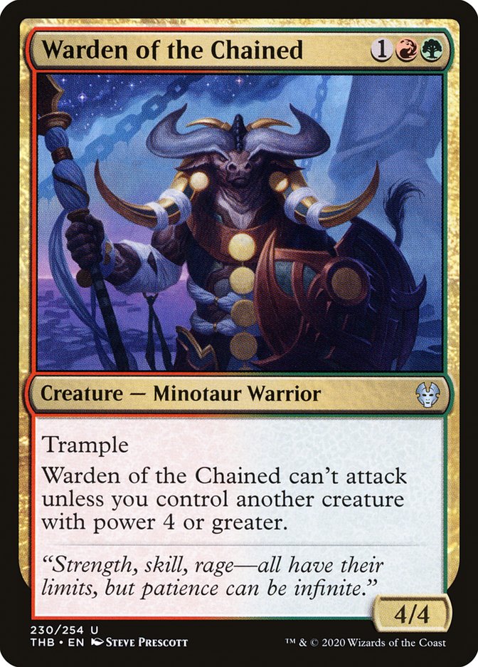 Warden of the Chained [Theros Beyond Death] | Gear Gaming Bentonville