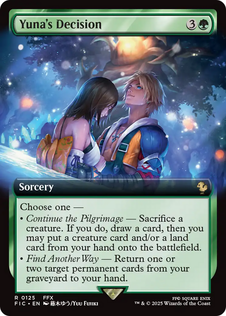 Yuna's Decision (Extended Art) [FINAL FANTASY Commander] | Gear Gaming Bentonville