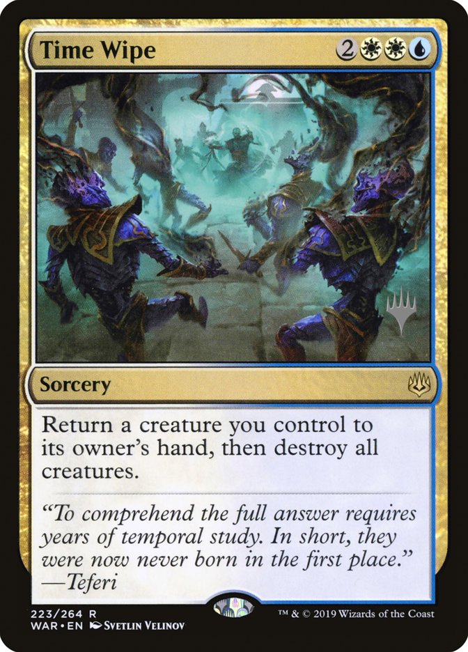 Time Wipe (Promo Pack) [War of the Spark Promos] | Gear Gaming Bentonville