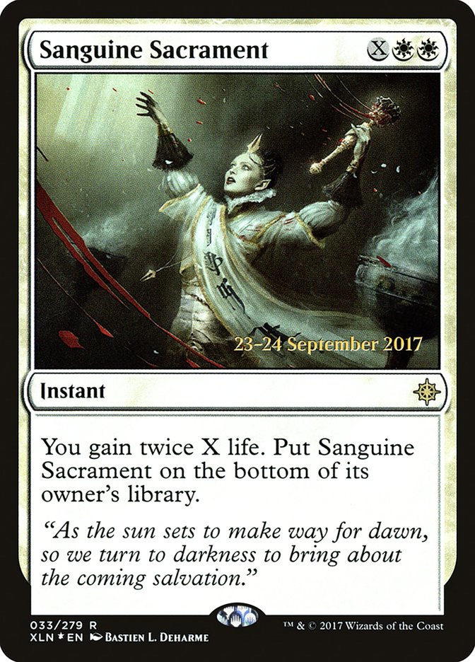 Sanguine Sacrament [Ixalan Prerelease Promos] | Gear Gaming Bentonville