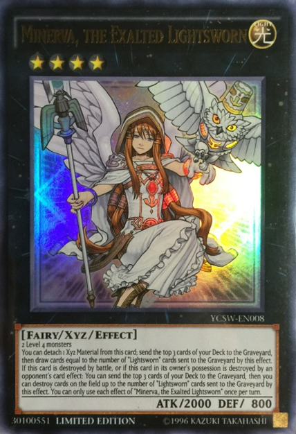 minerva yugioh card Minerva, the Athenian Lightsworn - Legacy of Destruction