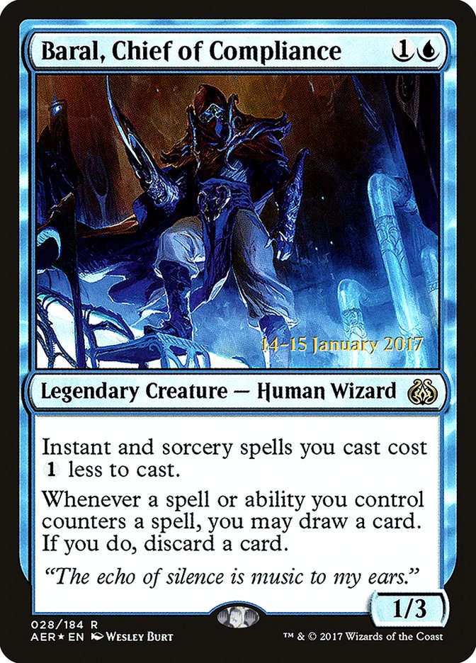 Baral, Chief of Compliance [Aether Revolt Prerelease Promos] | Gear Gaming Bentonville