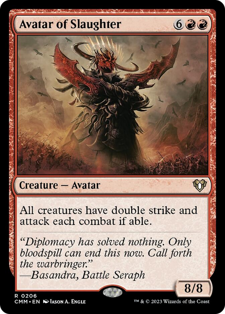 Avatar of Slaughter [Commander Masters] | Gear Gaming Bentonville