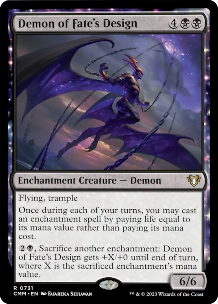 Demon of Fate's Design [Commander Masters] | Gear Gaming Bentonville